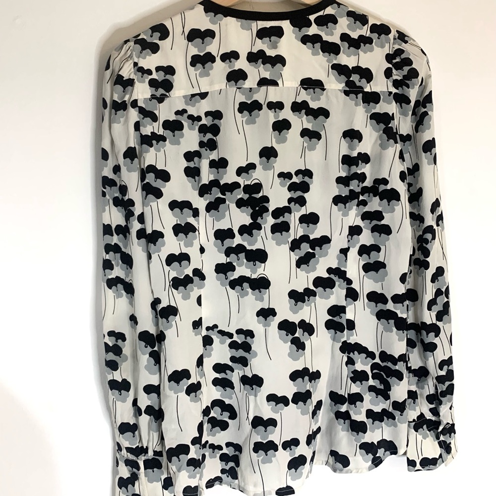 Marc Jacobs Blouse Floral  Button up  Sz 2 - Picture 3 of 7